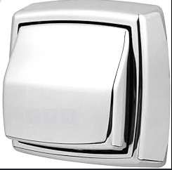 ACABAMENTO VALVULA DE DESCARGA CROMADO ABS PEROLA